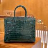 2f835548c402943.jpg 爱马仕 Birkin 铂金包 松柏绿 一级皮 尼罗鳄鱼皮 臻品级别 金扣 30cm