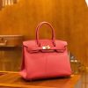爱马仕 Birkin 30cm 唇膏粉 Togo小牛皮 金扣 原版蜜蜡线 顶级手工缝制