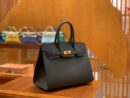 爱马仕 Birkin 30cm 外缝 掌纹牛皮 经典黑 金扣 全手工缝制