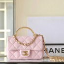 Chanel 24S系列AS4847小羊皮粉色单肩包免检版