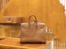 爱马仕 Birkin 25cm 金棕 swift牛皮 金扣 原版蜜蜡线 顶级手工缝制