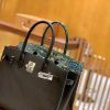 爱马仕 Birkin 30cm 三拼皮三拼色 尼罗鳄鱼皮拼山羊皮 原版蜜蜡线 现货
