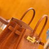 爱马仕 Birkin 30cm 金棕 一级尼罗鳄 金扣 原版蜜蜡线 顶级手缝