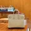 爱马仕 新增现货 Birkin 铂金包 尼罗哑光 香草白 金扣 25cm