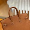 爱马仕 Birkin 25cm 金棕色 Togo小牛皮 金扣 原版蜜蜡线 顶级手工缝制