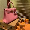 爱马仕 Kelly凯莉包 togo小牛皮 唇膏粉 进口原料 原版蜜蜡线 金扣 28cm