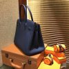 343c5d50394e903.jpg 爱马仕 Birkin 30cm ( 铂金包) Togo小牛皮 午夜蓝 原版蜜蜡线 全手工缝制