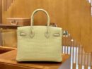 爱马仕 Birkin 30cm 小鸡黄 一级美洲鳄 金扣 原版蜜蜡线 顶级手缝