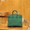 35099bddf3af895.jpg 爱马仕 Birkin 25cm 丝绒绿 金扣 全手工缝制