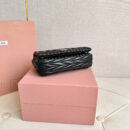 miumiu缪缪*Matelasse系列5BP086单肩包黑色免检版