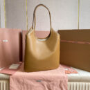 miumiu缪缪*IVY系列5BG231限定款Tote包焦糖色免检版