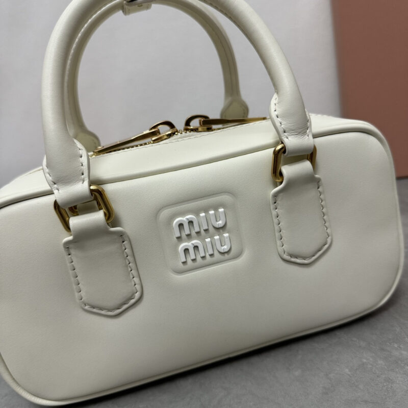 miumiu*Arcadie系列5BB142保龄球白色免检版 - Image 6