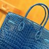 3680a8129961080.jpg 爱马仕 Birkin 铂金包 倒V 伊滋密尔蓝 湾鳄 25cm