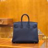 爱马仕 Birkin 25cm 鸢尾兰 Togo小牛皮 金扣 原版蜜蜡线 顶级手工缝制