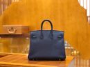 爱马仕 Birkin 25cm 鸢尾兰 Togo小牛皮 金扣 原版蜜蜡线 顶级手工缝制