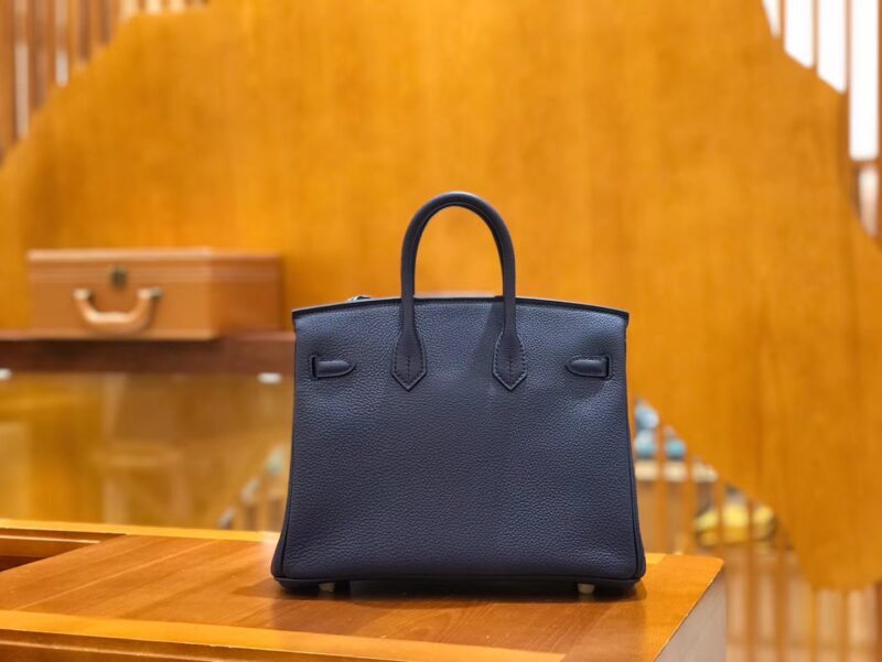 爱马仕 Birkin 25cm 鸢尾兰 Togo小牛皮 金扣 原版蜜蜡线 顶级手工缝制 - Image 2