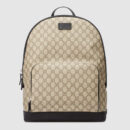 406370 GG Supreme高级人造帆布 双肩背包 乌木色