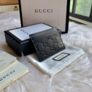 473927 Gucci Signature皮革卡片夹 Gucci卡包 黑色