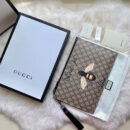 473956 Gucci Neo Vintage高级人造帆布手拿包 Gucci蜜蜂印花手包