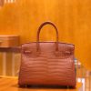 37a5106ebceece8.jpg 爱马仕 Birkin 铂金包 尼罗鳄鱼皮 蜜糖棕 30cm