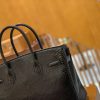 37ca4f68eaa37de.jpg 爱马仕 Birkin 铂金包 经典黑 仿蜥蜴皮 金扣 30cm