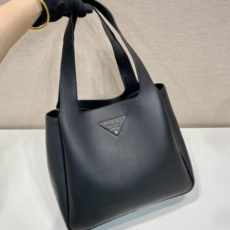 Prada*Tote系列菜篮子1BG338大号黑色免检版 - Image 3