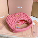 miumiu缪缪*Matelasse系列5BC125手袋海棠粉免检版