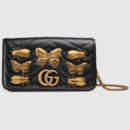488426 GUCCI GG Marmont系列动物造型铆钉 绗缝皮革 迷你 链条肩背包