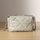 Chanel 19Bag系列羊皮单肩包灰色免检版