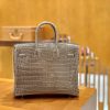 爱马仕 Birkin 30cm 斑鸠灰 灰扣 一级皮 尼罗鳄鱼皮 臻品级别