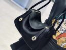 爱马仕 Lindy琳迪包 经典黑金 德国进口togo牛皮 蜡线全手工缝制 26cm