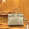 爱马仕 Birkin Touch 30cm 斑鸠灰 一级鳄鱼皮拼Togo牛皮 原版蜜蜡线 顶级手工