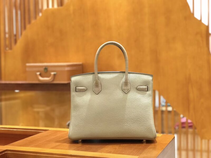 爱马仕 Birkin Touch 30cm 斑鸠灰 一级鳄鱼皮拼Togo牛皮 原版蜜蜡线 顶级手工 - Image 3