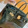 3c0736089647489.jpg 爱马仕 Birkin 30cm 祖母绿 金扣 一级皮湾鳄鱼皮 臻品级别
