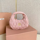 miumiu缪缪*5BP078Mini单肩包粉色免检版