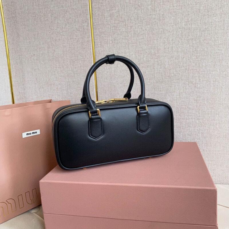 miumiu缪缪*5BB148保龄球包袋黑色免检版 - Image 4