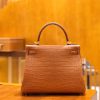 爱马仕 Kelly 凯莉包 尼罗鳄鱼皮 蜜糖棕 28cm