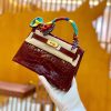 3df88ed537df2a4.jpg 爱马仕 Mini Kelly 19cm 波尔多酒红 金扣 一级 美洲 鳄鱼皮 臻品级别
