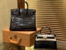 爱马仕 Birkin 25cm 2代19cm 黑色 美洲 尼罗 鳄鱼皮
