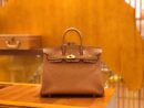 爱马仕 Birkin 25cm 金棕色 Togo小牛皮 金扣 原版蜜蜡线 顶级手工缝制