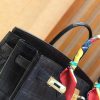 3f1eb13ecb1d37b.jpg 爱马仕 Birkin 铂金包 经典黑 进口一级雾面尼罗鳄鱼皮 蜡线 40cm