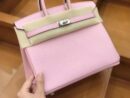 爱马仕 新增现货 birkin 铂金包 锦葵紫 德国进口小牛皮 25cm