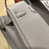 爱马仕 Birkin 30cm ( 铂金包) Togo小牛皮 锡器灰 原版蜜蜡线 全手工缝制