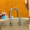 爱马仕 Birkin Touch 25cm 斑鸠灰 鳄鱼皮拼牛皮 全手工缝制