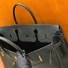 3fe256355b3b40b.jpg 爱马仕 Birkin 铂金包 经典黑 小牛皮 银扣 40cm 男士首选