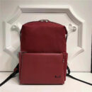Fendi 芬迪新款 尼龙拼皮 BAG BUGS眼睛图案 双肩背包 酒红色
