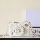 Chanel 24S春夏系列AS4817相机包白色免检版