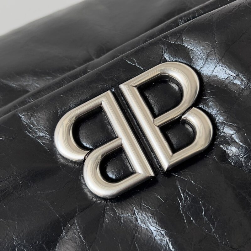 BalenciagaMonaco系列23款冬季黑银L - Image 5