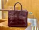 爱马仕 Birkin 30cm 波尔多酒红 尼罗鳄鱼皮 金扣 原版蜜蜡线 顶级手缝 现货