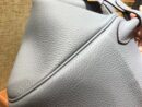 爱马仕 Lindy琳迪包 亚麻蓝 德国进口togo牛皮 全手工缝制 银扣 30cm